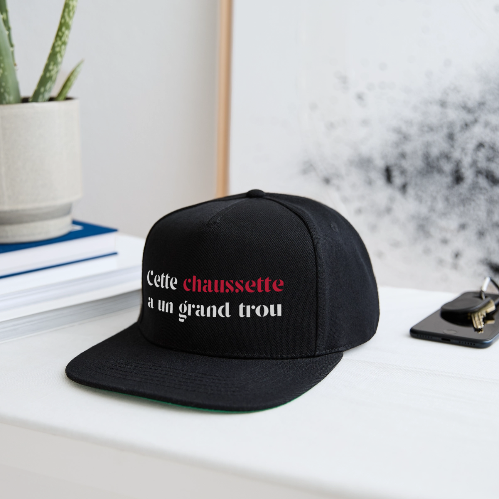 La casquette - black/black