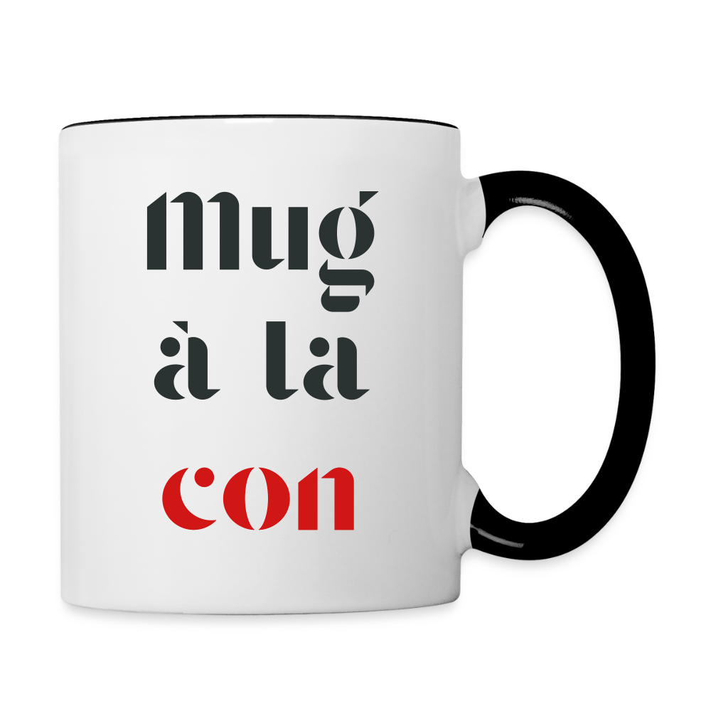 Le mug, en couleur ! - white/black
