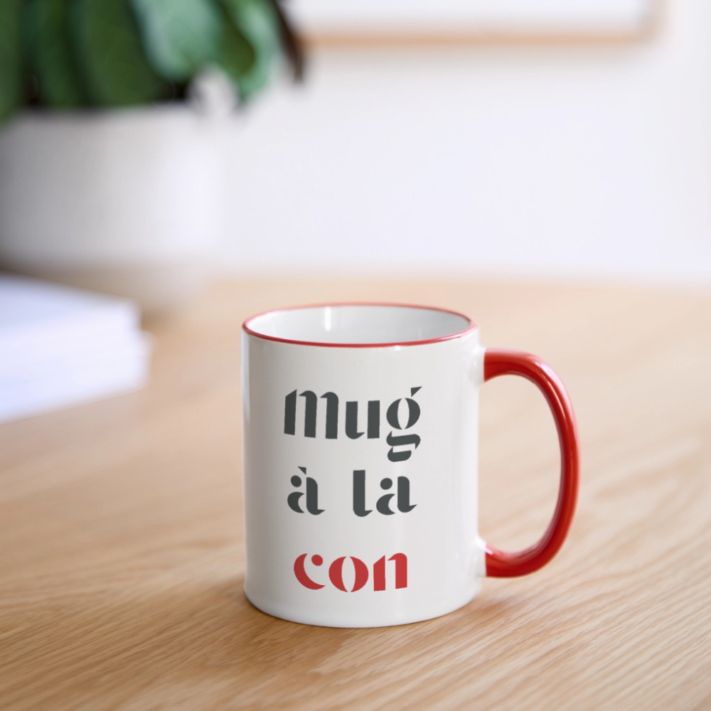 Le mug, en couleur ! - white/red