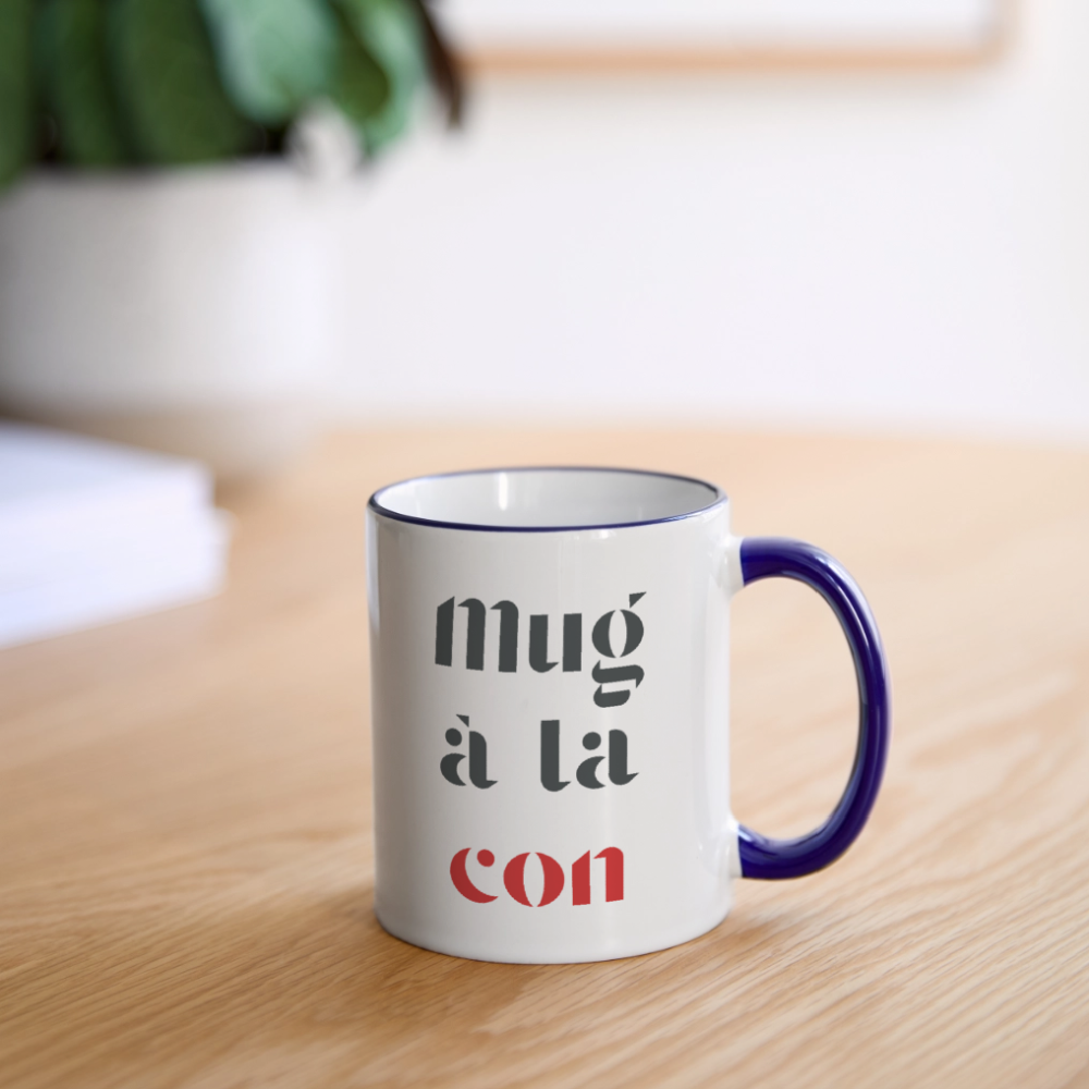 Le mug, en couleur ! - white/cobalt blue