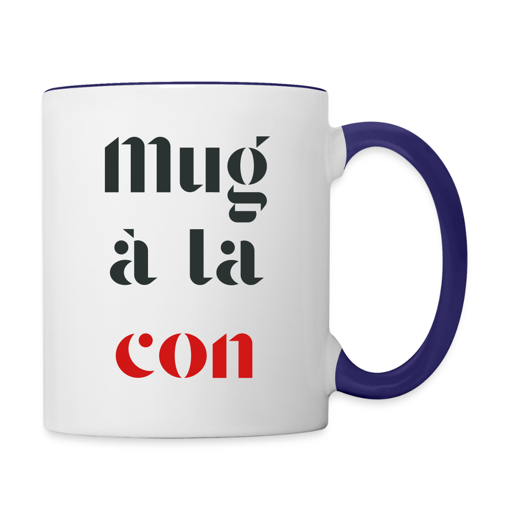 Le mug, en couleur ! - white/cobalt blue