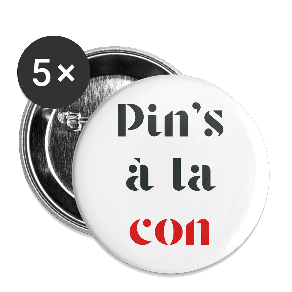 Le pin's - white