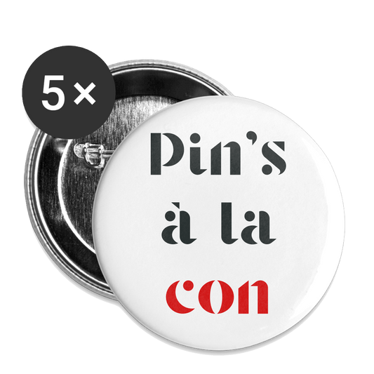 Le pin's - white