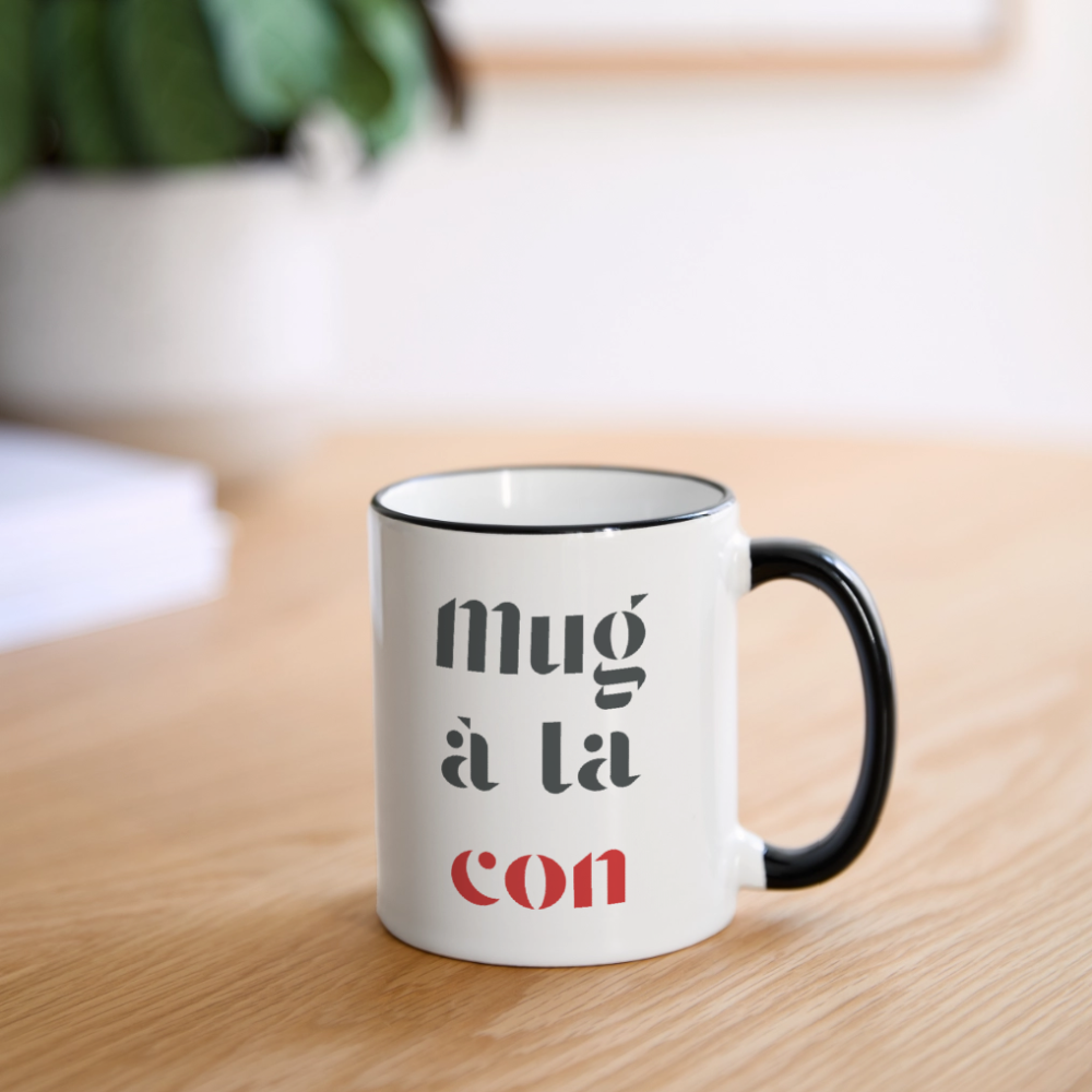 Le mug, en couleur ! - white/black