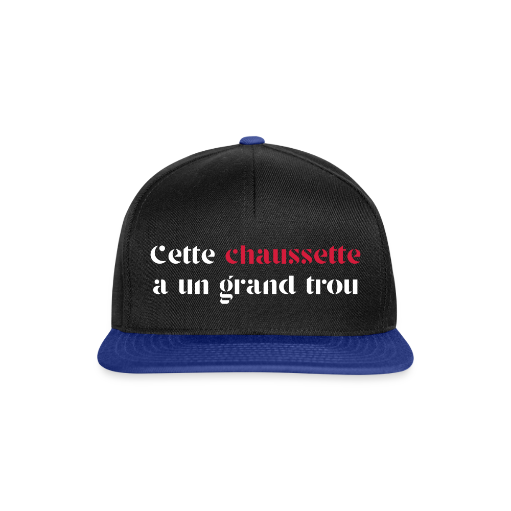 La casquette - black/bright royal